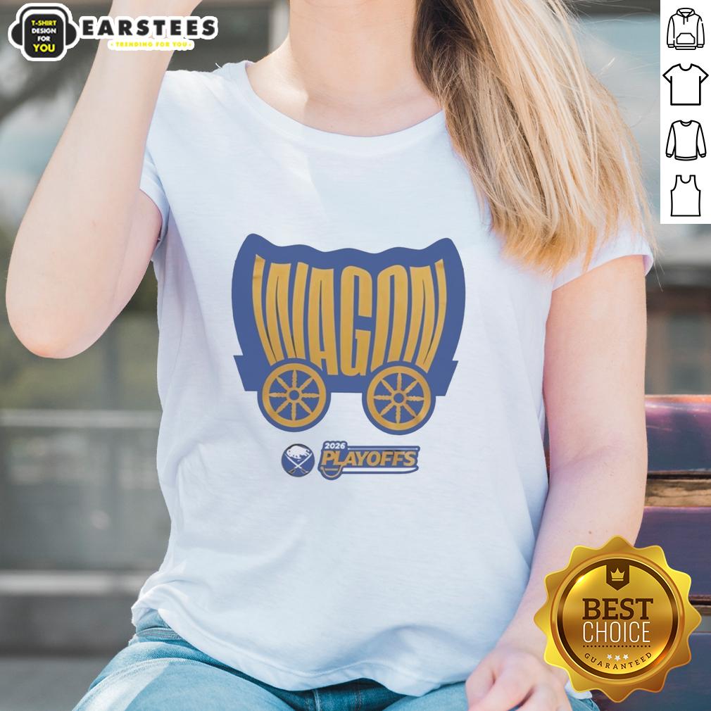 Hot Buffalo Sabres Wagon 2026 Playoffs T-Shirt - Image 3