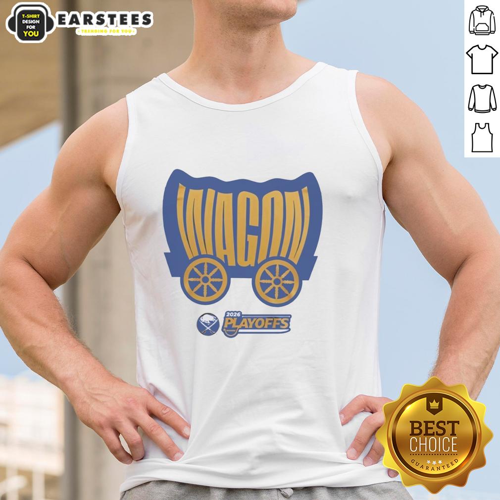 Hot Buffalo Sabres Wagon 2026 Playoffs T-Shirt - Image 4