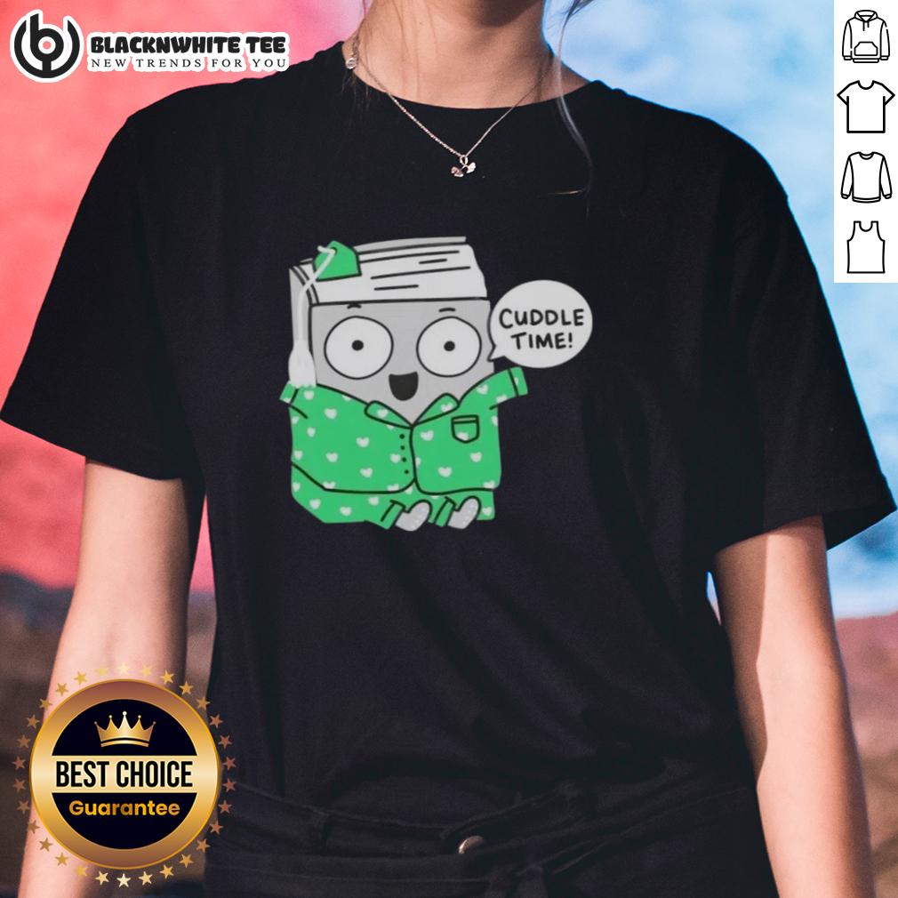 Good Cozy Bookish Cuddle Time T-Shirt - Image 3