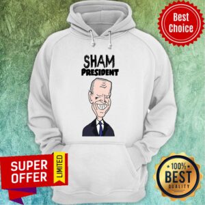 Alternative view of Sham President Socialdudtees Anti Joe Biden Political Cartoon Shirt