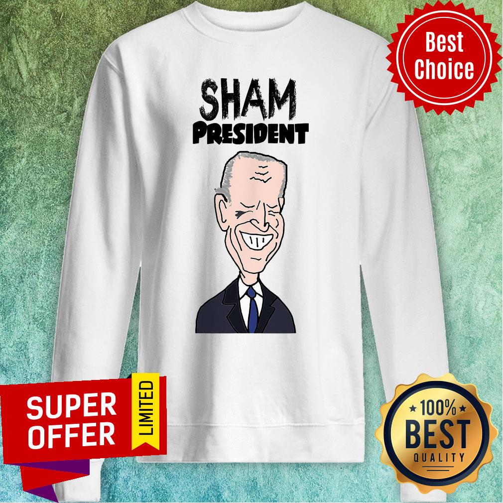 Sham President Socialdudtees Anti Joe Biden Political Cartoon Shirt - Image 5