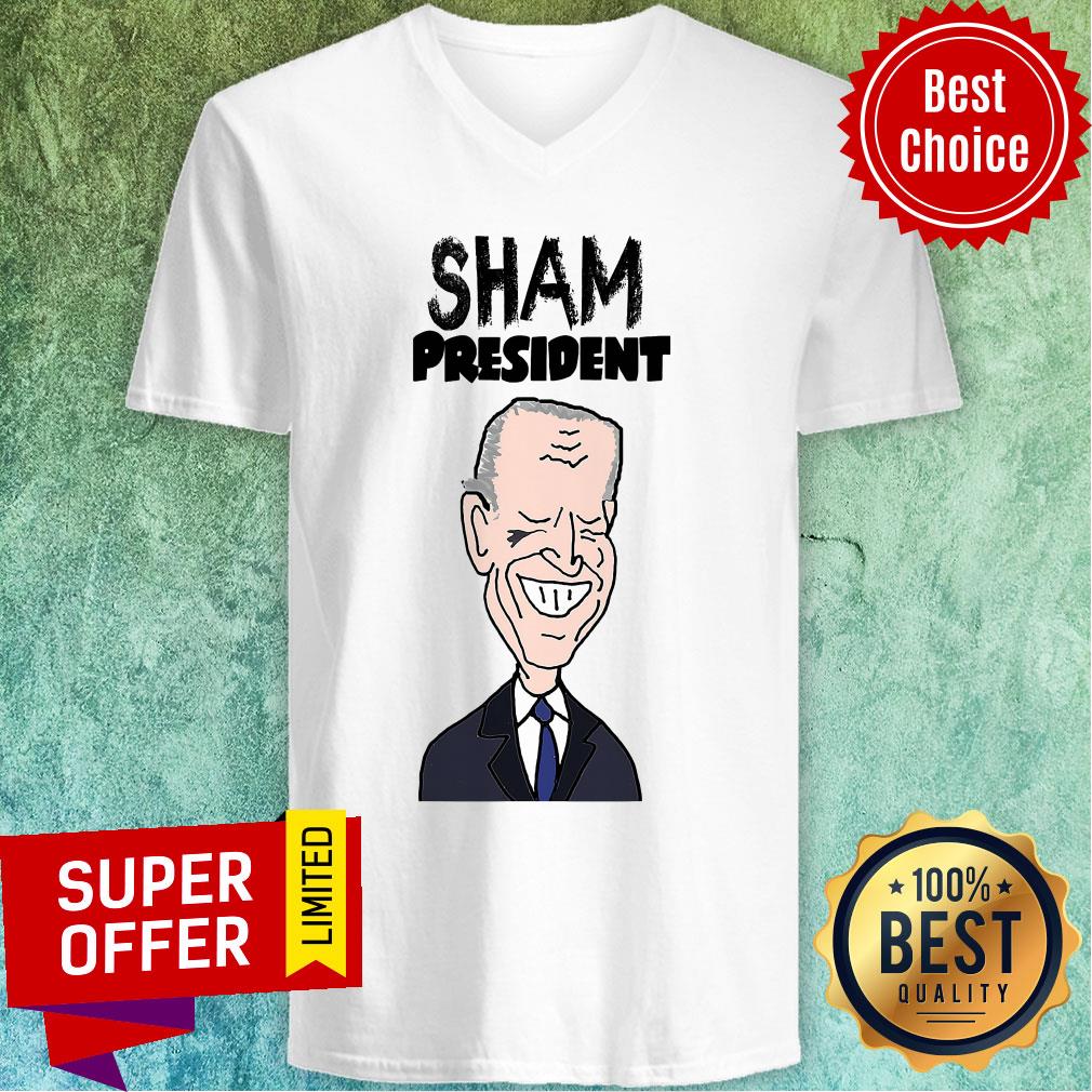 Sham President Socialdudtees Anti Joe Biden Political Cartoon Shirt - Image 3