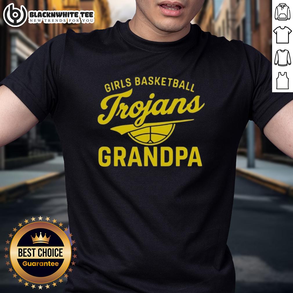 Good Girls Basketball Trojans Grandpa T-Shirt