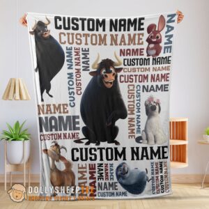 Perfect Ferdinand The Bull And Friends Blanket Fleece Customized Blanket