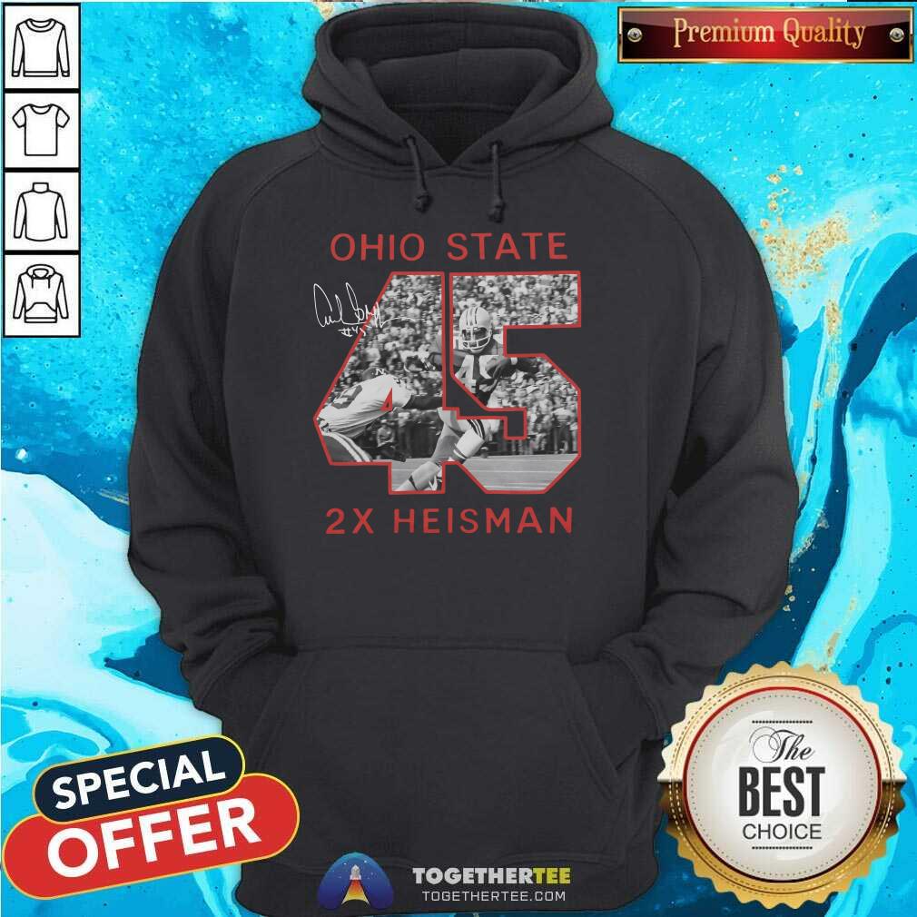 Premium Ohio State Archie Griffin 2X Heisman T-Shirt - Image 3