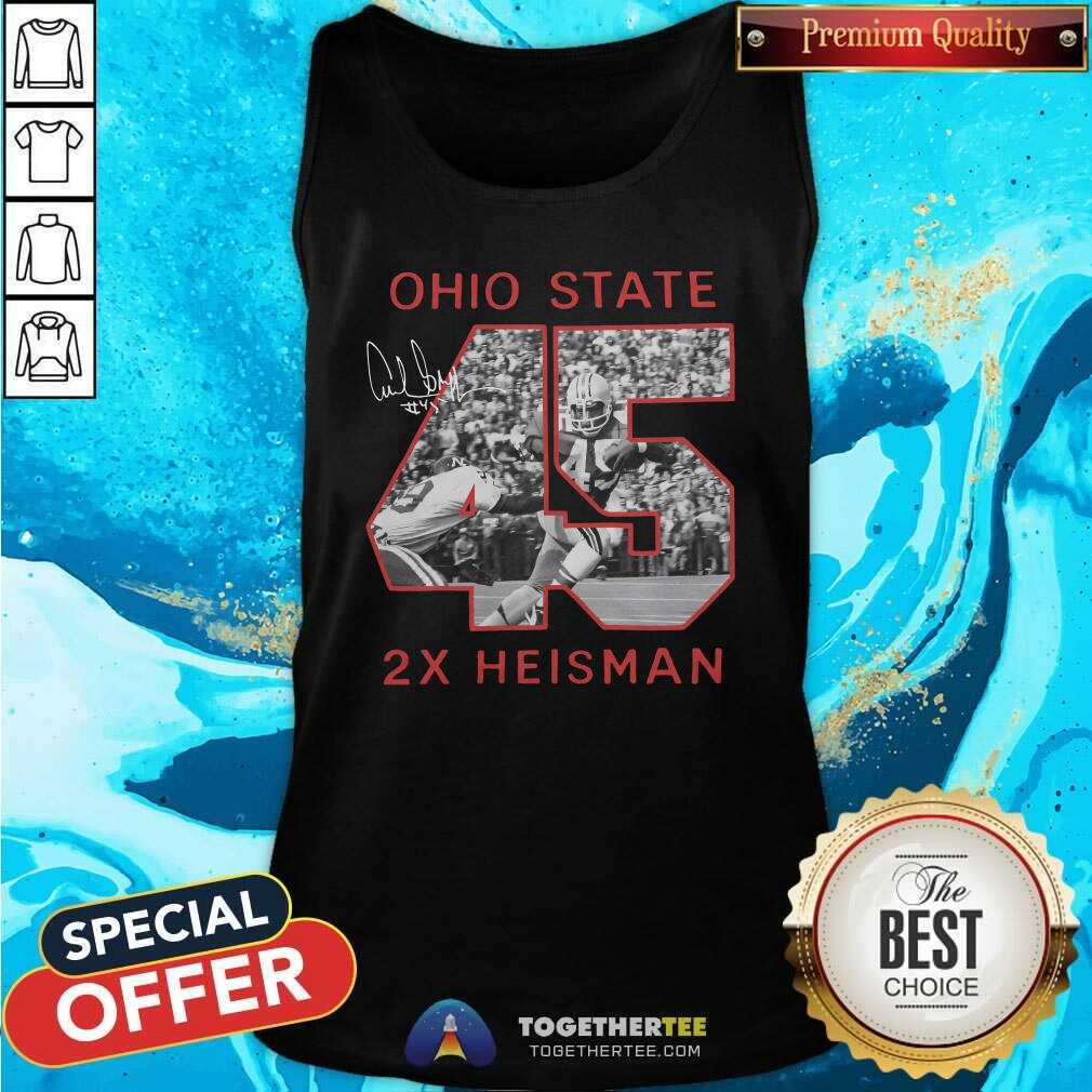 Premium Ohio State Archie Griffin 2X Heisman T-Shirt - Image 5