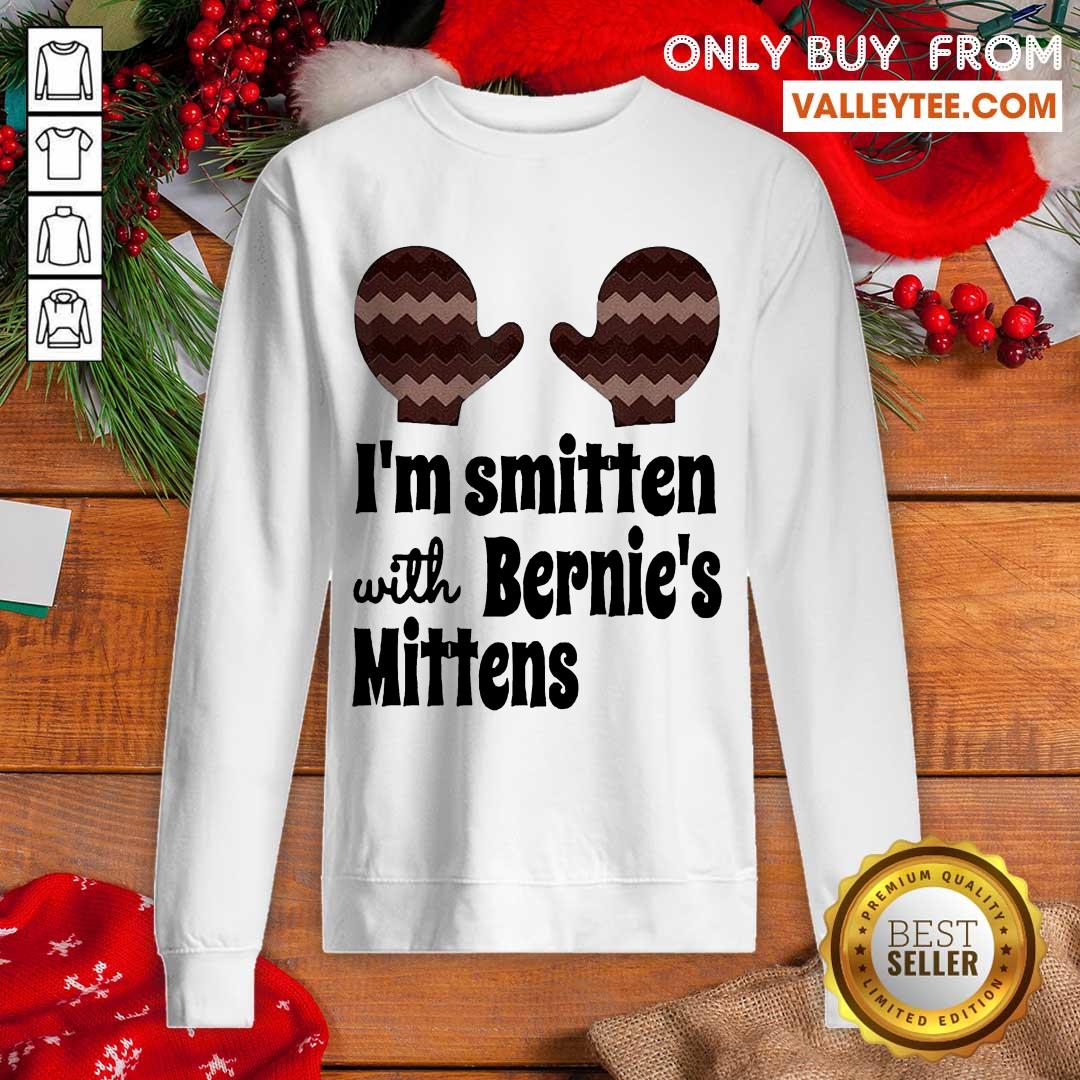 Beautiful Im Smitten with Bernies Mittens Shirt - Image 3