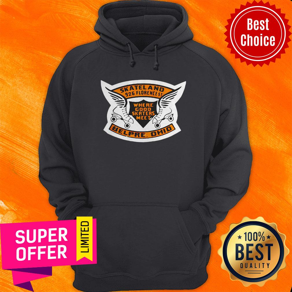 Top Skateland Belpre Ohio Where Good Skaters Meet Shirt - Image 5