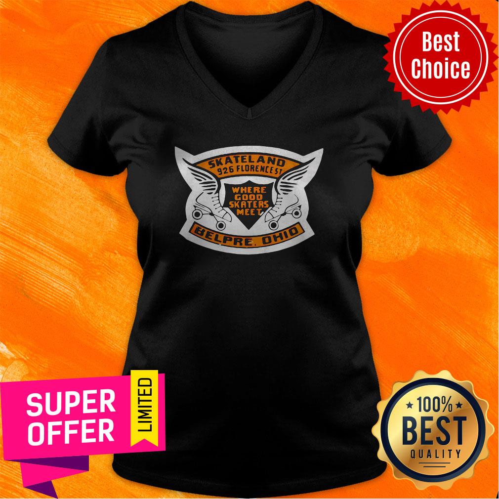 Top Skateland Belpre Ohio Where Good Skaters Meet Shirt - Image 2