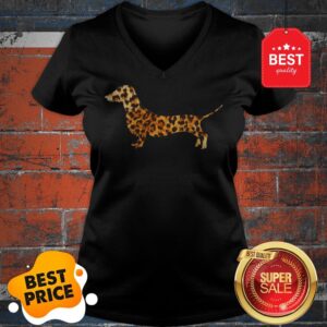 Alternative view of Cute Dachshund Leopard Shirt