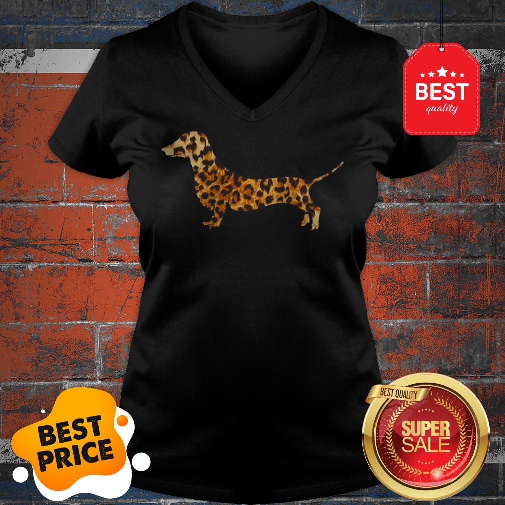 Cute Dachshund Leopard Shirt - Image 2