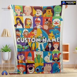 Official Disney Cartoon Toy Story Velveteen Cute Blanket Fleece Customized Blanket