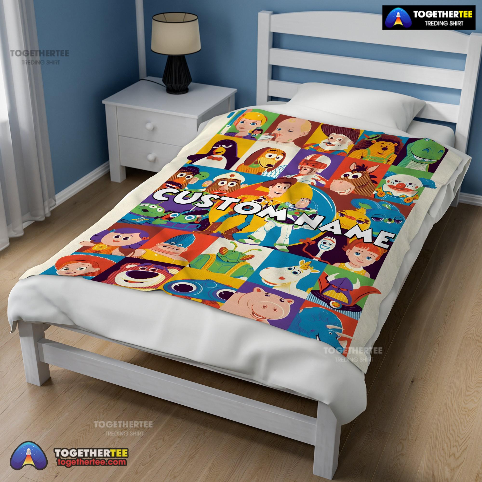 Official Disney Cartoon Toy Story Velveteen Cute Blanket Fleece Customized Blanket - Image 2
