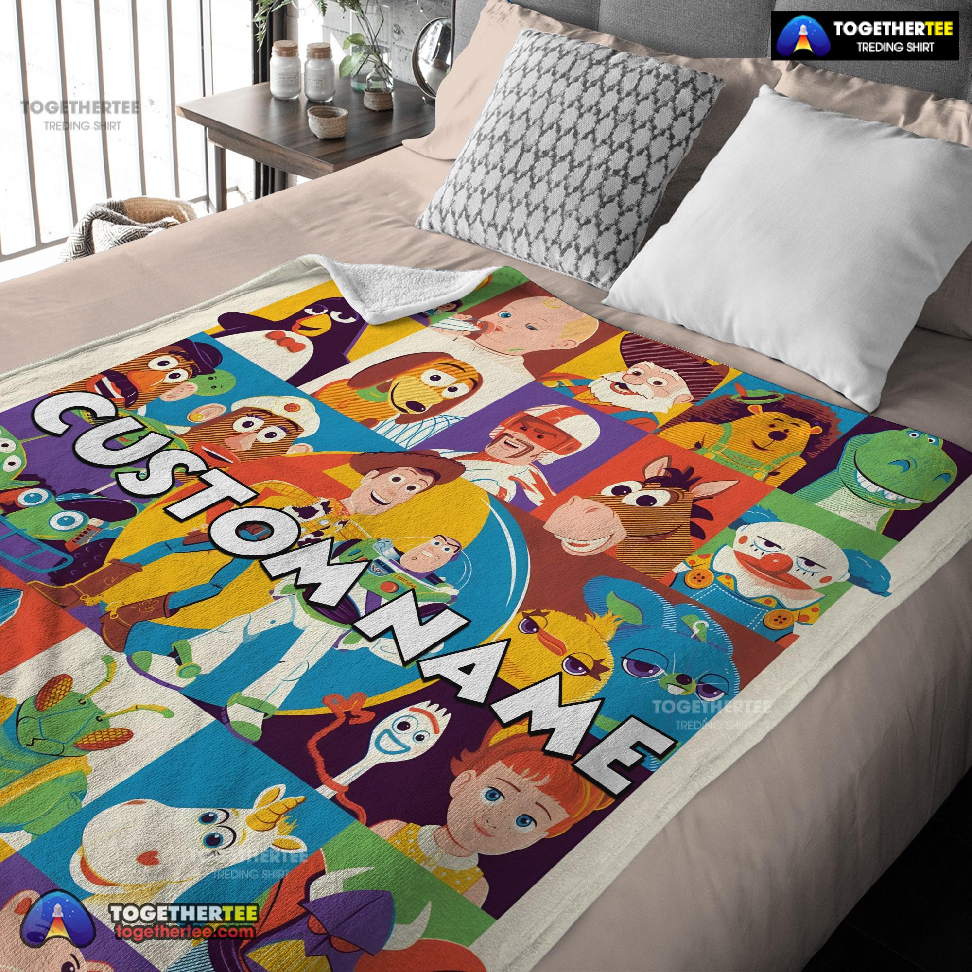 Official Disney Cartoon Toy Story Velveteen Cute Blanket Fleece Customized Blanket - Image 3