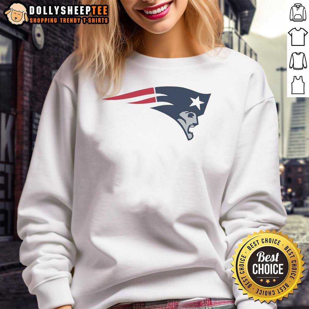 Nice New England Patriots Logo T-Shirt - Image 5