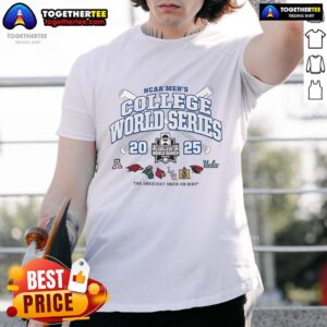 Official NCAA Men's College World Series 2025 The Greatest Show On Dirt T-Shirt