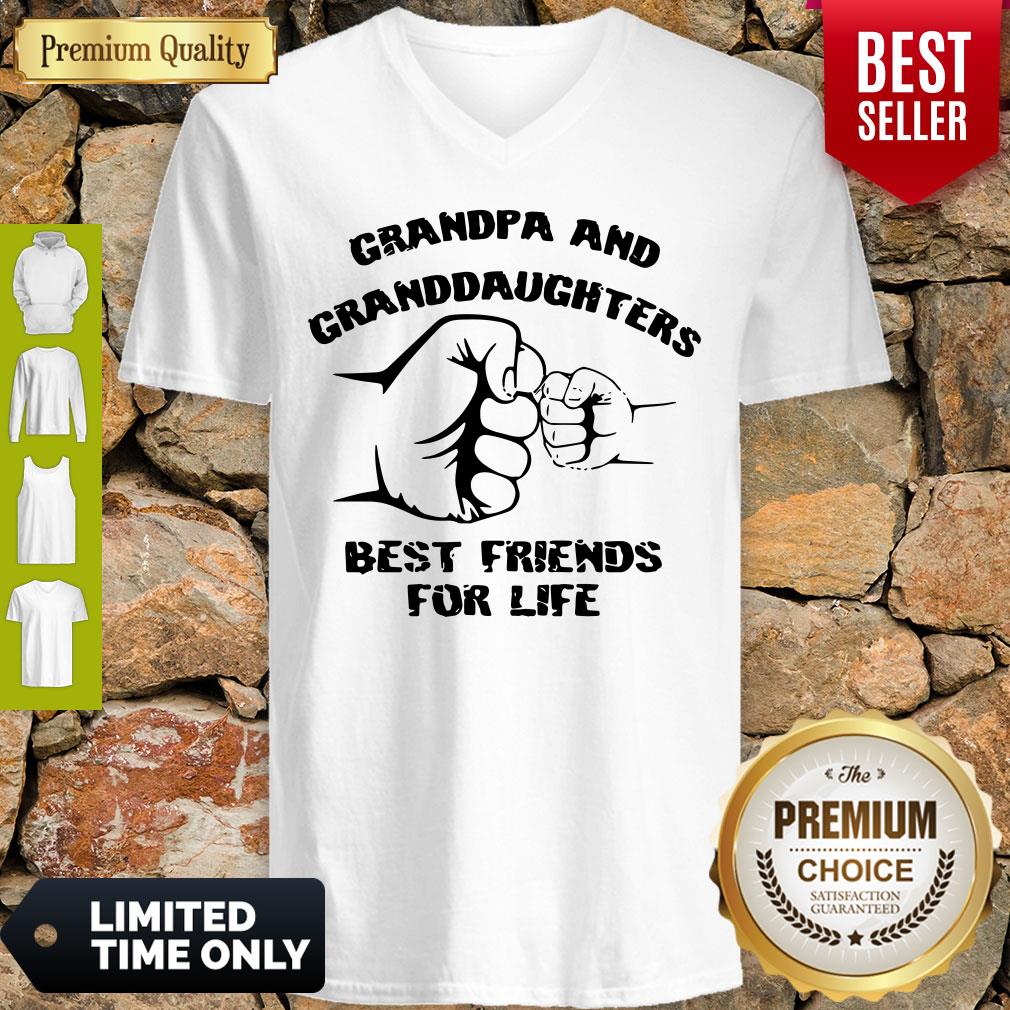 Awesome Grandpa And Granddaughters Best Friends For Life Shirt - Image 4