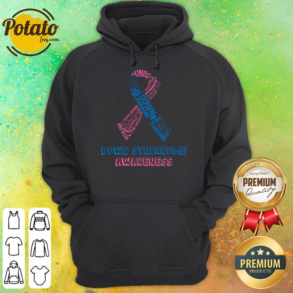 Down Syndrome Awareness Loving Caring Inspiring Shirt - Image 4