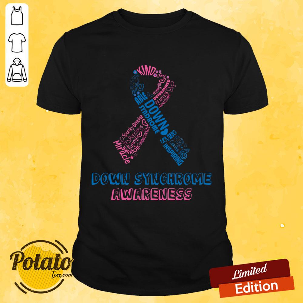 Down Syndrome Awareness Loving Caring Inspiring Shirt