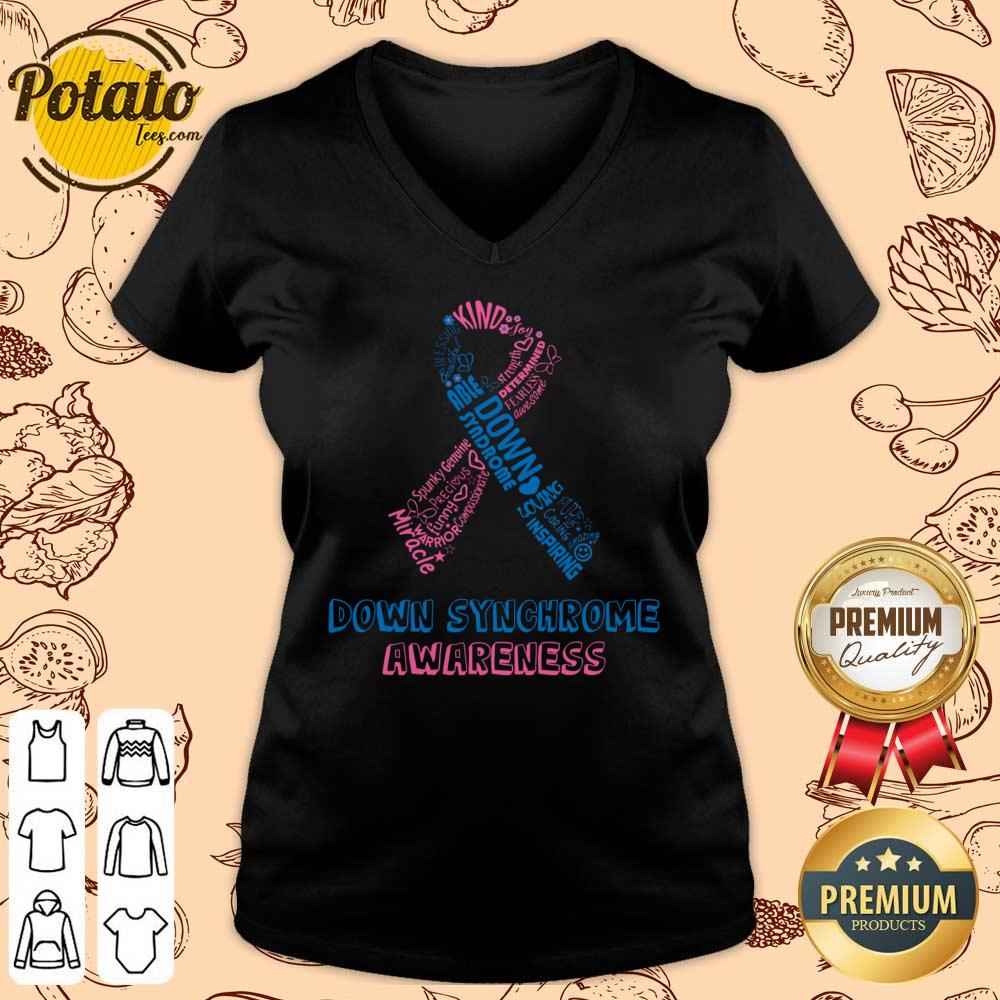 Down Syndrome Awareness Loving Caring Inspiring Shirt - Image 5