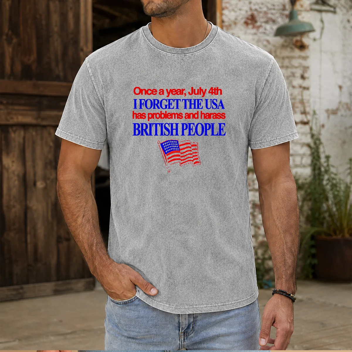 Premium July 4th I Forget USA Has Problems And Harass British People Shirt - Image 9