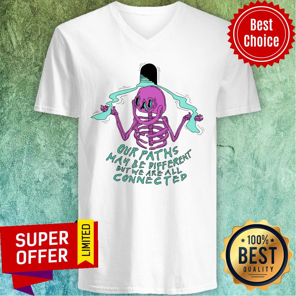 Top Our Paths May Be Different But We Are All Connected Shirt - Image 4