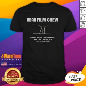 Hot Obaa Film Crew Small Beer Department Baktan Cross Ca T-Shirt