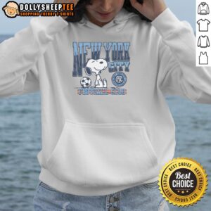 Alternative view of Top Peanuts Snoopy X New York City FC T-Shirt