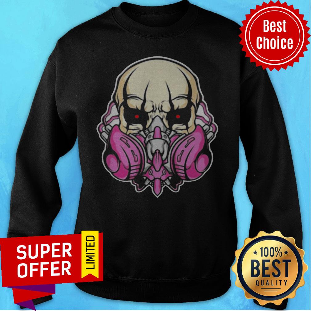 Nice Skull Gas Mask Awesome Graphic 2020 Shirt - Image 5