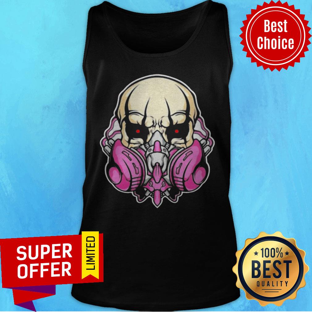 Nice Skull Gas Mask Awesome Graphic 2020 Shirt - Image 4