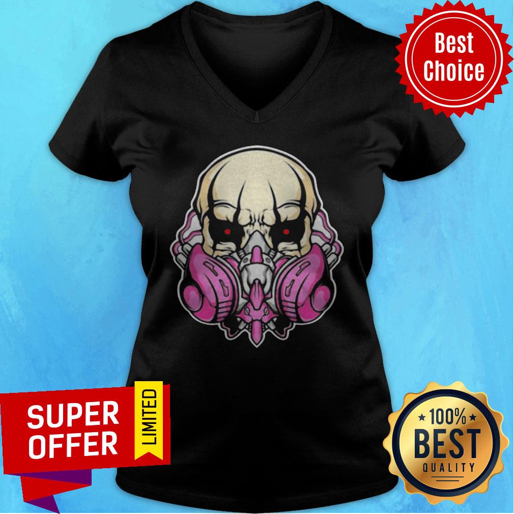 Nice Skull Gas Mask Awesome Graphic 2020 Shirt - Image 3