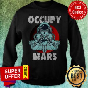 Alternative view of Nice Occupy Mars Yoga Shirt