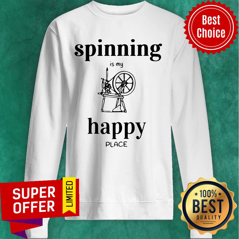 Spinning Is My Happy Place Shirt - Image 3