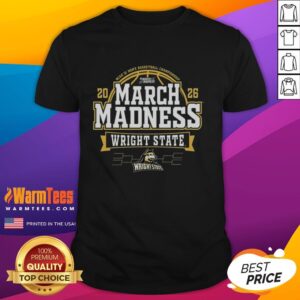 Awesome Wright State Raiders 2026 Men's Basketball March Madness T-Shirt