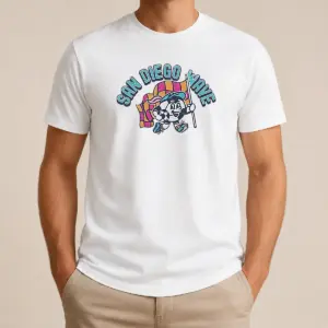 Premium San Diego Wave Mascot Soccer Ball Character Shirt