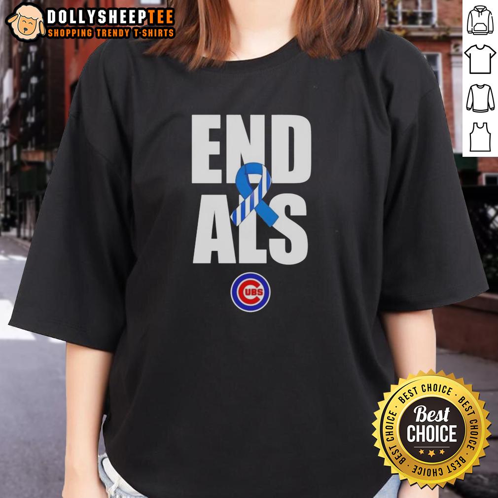 Original Chicago Cubs End ALS Awareness 2026 T-Shirt - Image 3