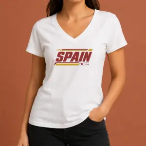 Alternative view of Original Spain 2010 2026 Retro Sports Spanish Football Shirt