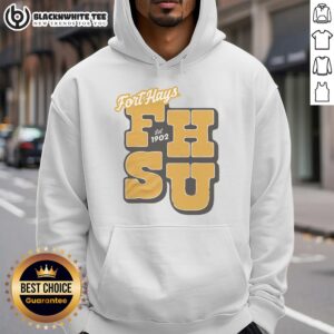 Alternative view of Nice Fort Hays Est 1902 Gold T-Shirt