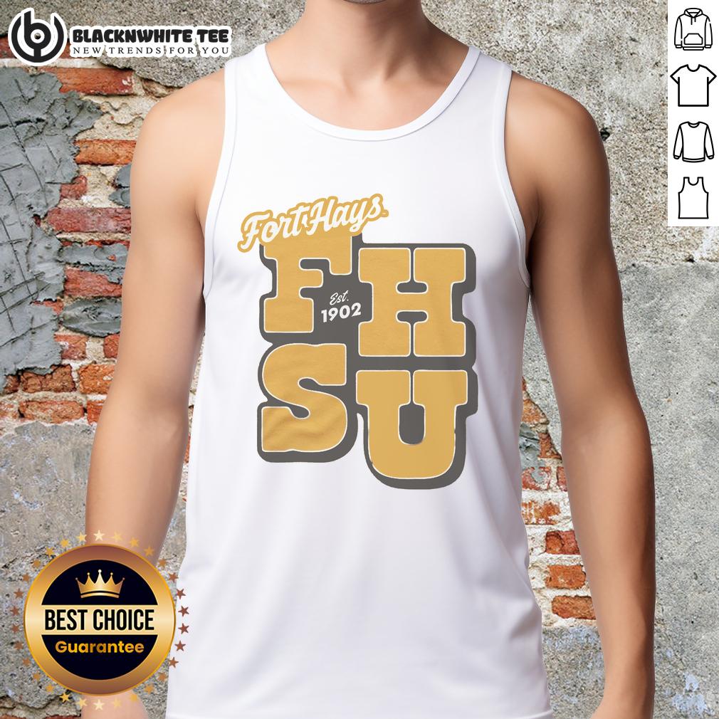 Nice Fort Hays Est 1902 Gold T-Shirt - Image 4