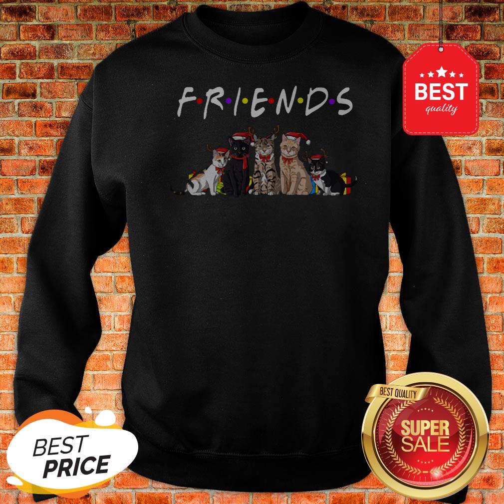 Official Christmas Best Friends Cat Shirt - Image 4