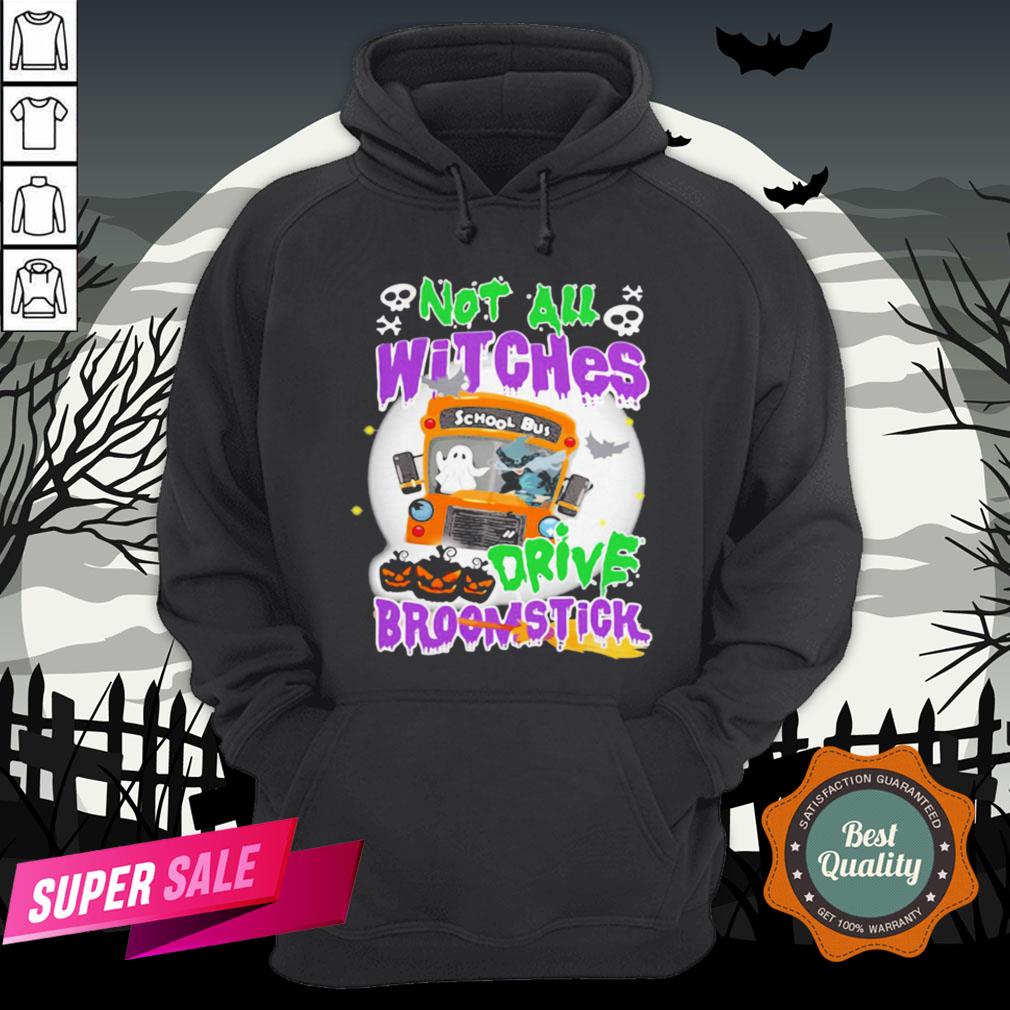 Not All Witches Drive Broomstick Pumpkin Ghost Halloween Shirt - Image 5