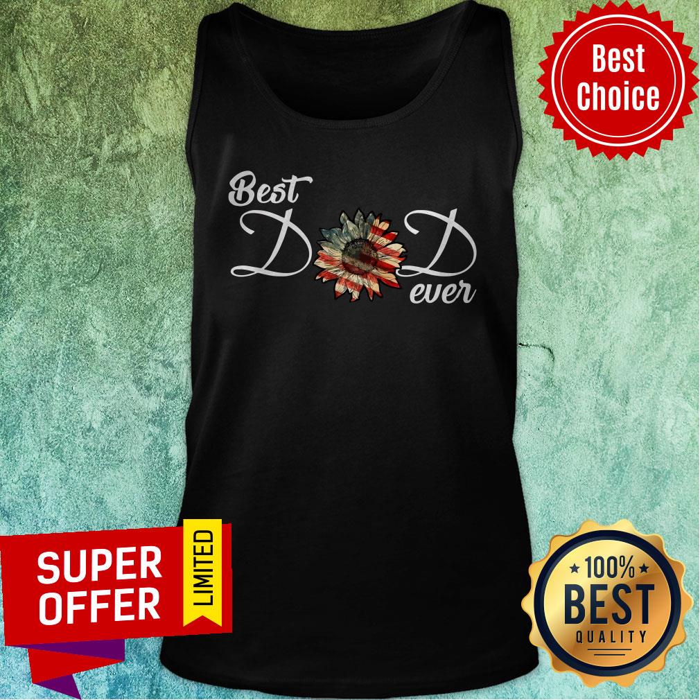Awesome Sunflower Best Dad Ever Shirt - Image 4