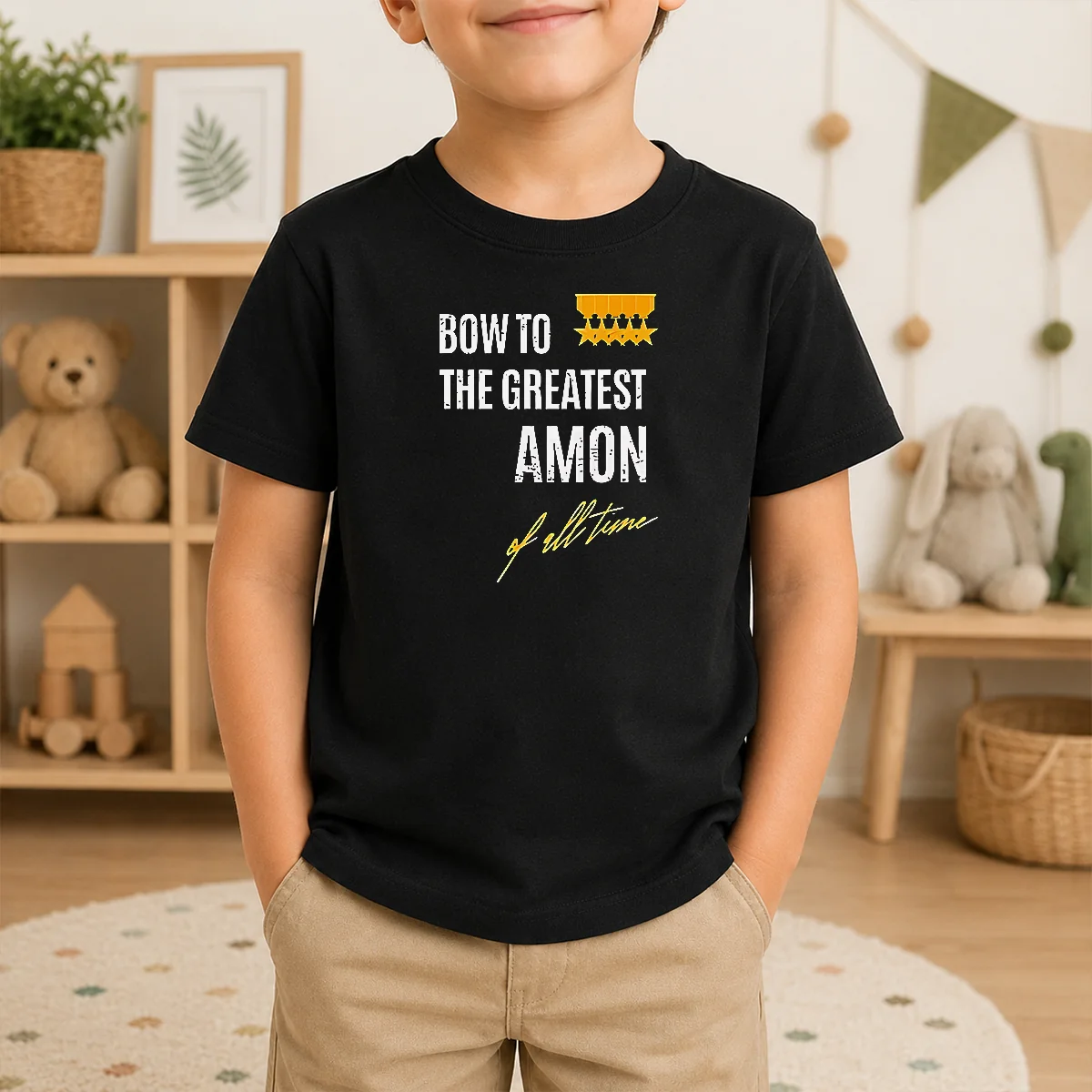 Official Bow To The Greatest Amon Of All Time Shirt - Image 9