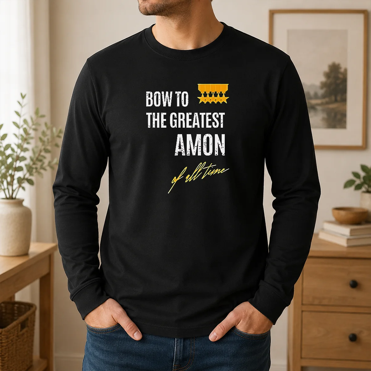 Official Bow To The Greatest Amon Of All Time Shirt - Image 6