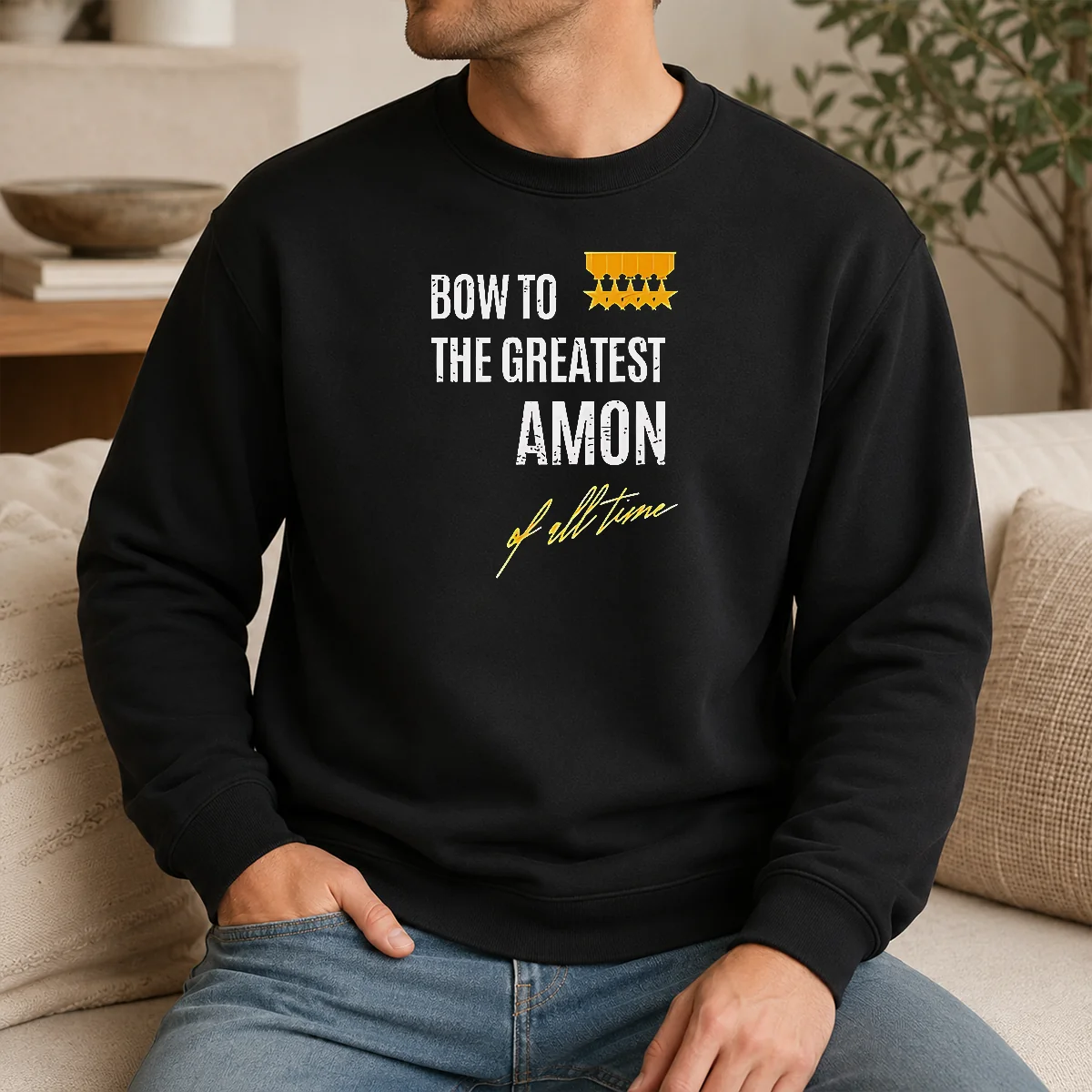 Official Bow To The Greatest Amon Of All Time Shirt - Image 7