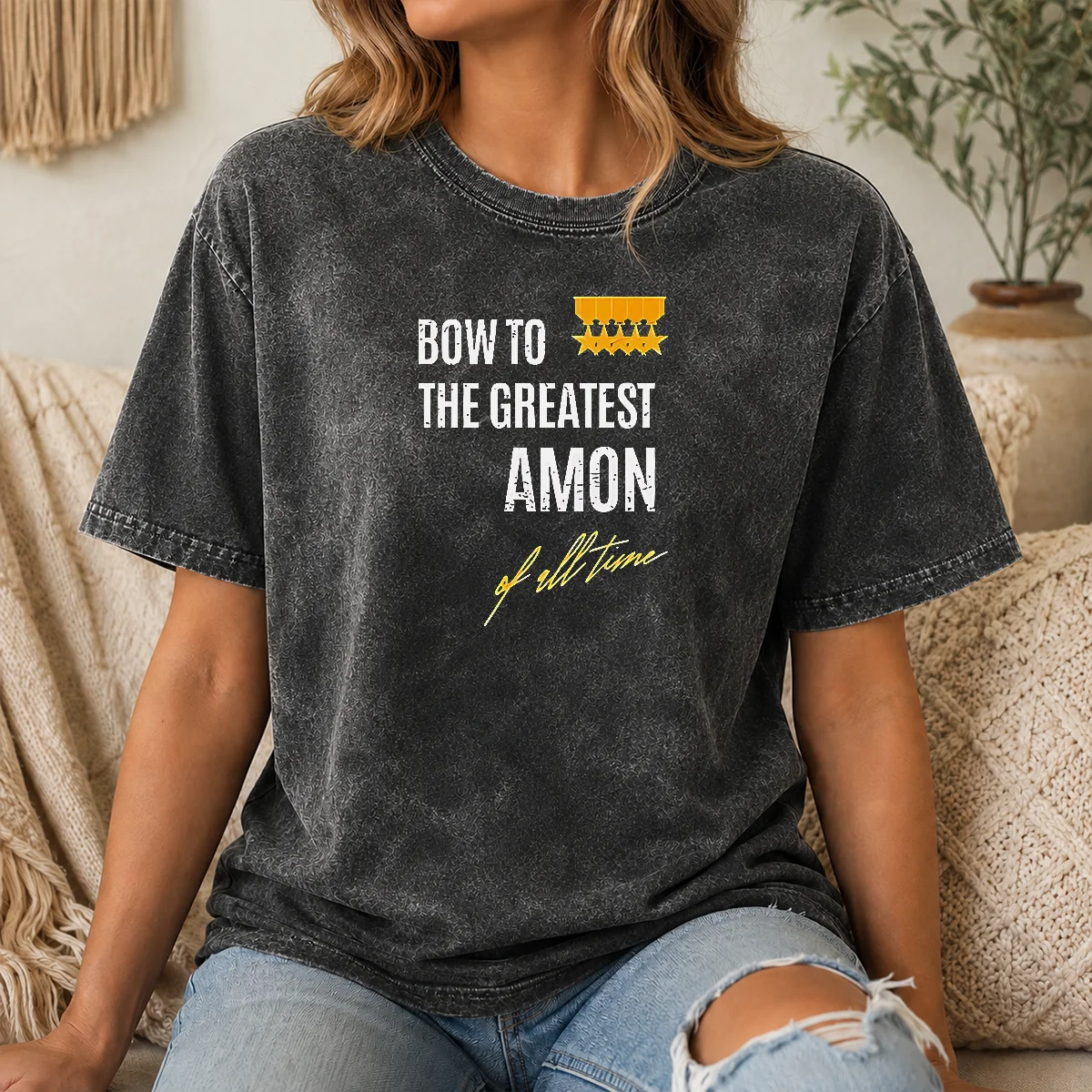 Official Bow To The Greatest Amon Of All Time Shirt - Image 8