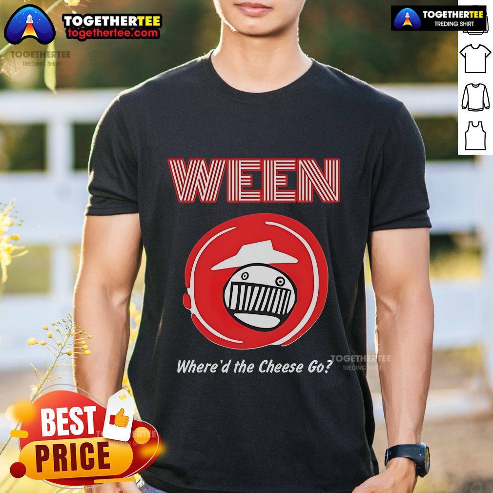 Official Ween Pizza Hut Where'd The Cheese Go T-Shirt