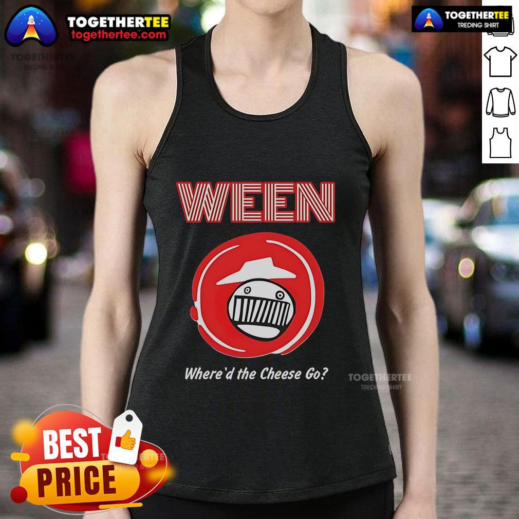 Official Ween Pizza Hut Where'd The Cheese Go T-Shirt - Image 4