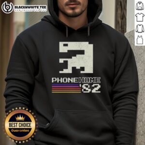 Alternative view of Top Phone Home Signal Sent 82 Pixel Art T-Shirt