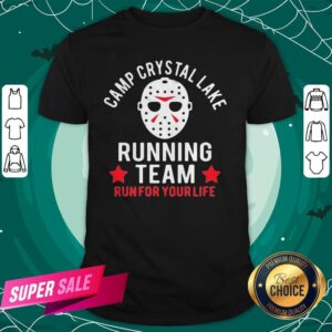 Halloween Michael Myers Camp Crystal Lake Running Team Run For Your Life Stars Shirt